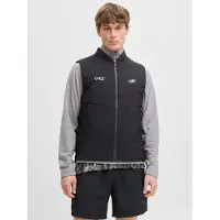 Jack & Jones Bodywarmer 'JCOCnz Paris' zwart / wit