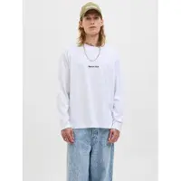 Jack & Jones Shirt 'JORNorrebro' zwart / wit