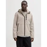 Jack & Jones Tussenjas 'JJEAdam' ecru / zwart