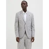 Jack & jones Colbert zilvergrijs / wit