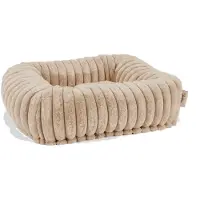 Rewer GmbH TrendPet Biscuit Cube hondenbed, bruin/karamel (60x50x18 cm)