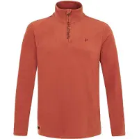 Protest Skipully Men PERFECTO 1/4 Zip Top Brick Orange-L