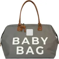 Bagmori Luiertas bruin / grijs / wit
