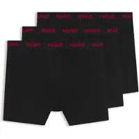 HUGO Boxershorts rood / zwart
