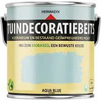 Hermadix Tuindecoratiebeits Dekkend Aqua Blue 714 2,5 LTR