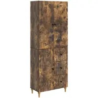 vidaXL Kast Set 2 st Bewerkt hout