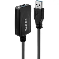 Lindy Actieve USB 3.0 verlengkabel, 5m