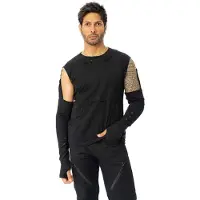 Heartless - Gothic Shirt met lange mouwen - Gloomtek Top Mens Black - S tot XXL - voor Mannen - zwart - Maat M