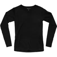 Devold - Breeze Woman Shirt - Merino-ondergoed XL, zwart