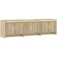 vidaXL TV Kast 168 x 33 x 47 cm Sonoma Eiken Bewerkt hout