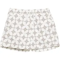 s.Oliver Zwemshorts donkerbruin / wit