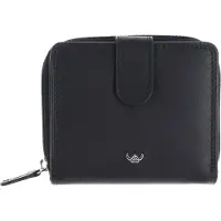 Golden Head Leren portemonnee Polo RFID Protect Minibörse mit Riegel 1006 Schwarz zwart