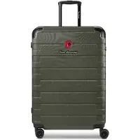 Tonino lamborghini Milano 4 wielen Trolley L 72 cm met uitbreidingsplooi olijf