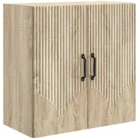 vidaXL Wandkast 59 x 31 x 60 cm Bewerkt hout Sonoma Eiken