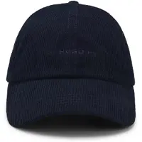 HUGO Pet van zachte katoenen corduroy met logostiksel