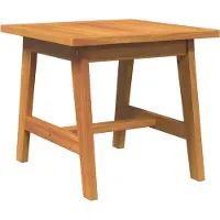 vidaXL Bijzettafel Olie Natuurlijk 45 x 45 x 40 cm Massief Acacia Hout