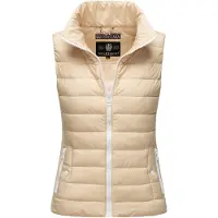 MARIKOO Bodywarmer 'Reimii' lichtbeige / wit