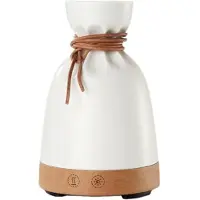 Melitt Kleine Tas Aroma Diffuser, Draagbare Luchtbevochtiger met Massief Houten Ontwerp, Etherische Olie Aromatherapie Lamp