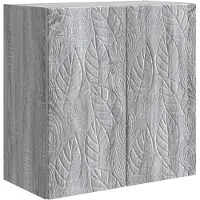 vidaXL Wandkast 59 x 31 x 60 cm Bewerkt hout Grijs Sonoma