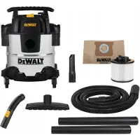 DeWalt DXV20SC - Industriele Stofzuiger - 1050W - 20L - Roestvrijstaal