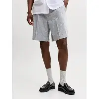 Jack & Jones Bandplooibroek grijs gemêleerd