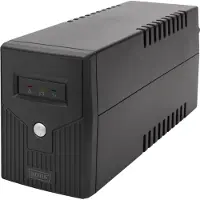 Digitus Lijninteractieve UPS - Schuko male naar 2x Schuko female - 600 VA / 36