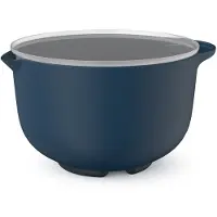 Mepal Beslagkom met deksel Chef it - 4 l - Schaal - Magnetron- en vaatwasmachinebestendig - Bakspullen - Navy