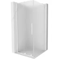 Mexen Velar L schuifdouchecabine 110 x 110 , matglas, wit - 871-110-110-33-20