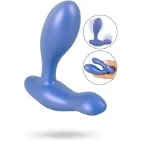 Sweet Smile Smile - vibrerende buttplug - siliconen - blauw