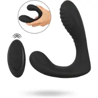 Intense - prostaatvibrator met afstandsbediening (zwart)