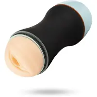 Cruizr CM06 - automatische vibrerende masturbator - geluidseffect - zwart/blauw