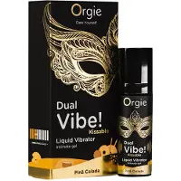 Orgie Dual Vibe! - vloeibare vibrator - Piña Colada (15 ml)