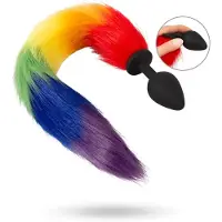 You2Toys Fluffy staart Regenboog 1 St