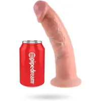King Cock Pipedream Realistische Dildo met Zuignap - 22,9 cm - beige