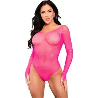Leg avenue Crystalized fishnet bodysuit
