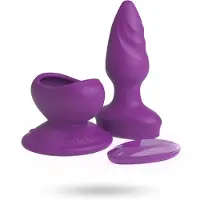 Vuxen 3Some Wallbanger Luxe Vibrerende Buttplug met Zuignap