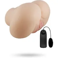 Vuxen Luna Vibrating Realistic Masturbator Vagina And Anus