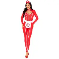 Leg avenue - Hospital Heartbreaker Kostuum - M - Rood