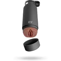 PDX Fuck Flask Secret Delight - nepkut in een fles (zwart-bruin)