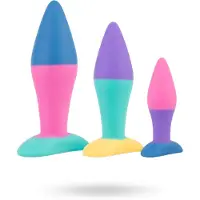 PMV20 Koda - anale plug set - siliconen - kleurrijk