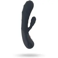 You2Toys - Oh! Rabbit vibrator met clitorisstimulator (zwart)