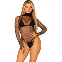 Leg avenue - Turtleneck Fishnet Teddy