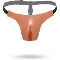 Hidden Desire - Alter Ego Adjustable Open Vagina String Flesh