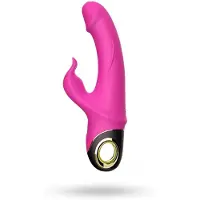 Vuxen - METEROR DILDO VIBRATOR RABBIT ROTATOR FUCHSIA | VIBRATOR |