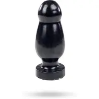 Pluggiz - Easy Second - Buttplug - 14 x 5,8 cm - PVC - Zwart