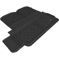 3D MAXpider 2022 Tesla Model X Behind 2nd Row Cross Fold Kagu Black Cargo Liner