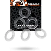 Vuxen - Willy Rings 3-pack Cockrings Transparant