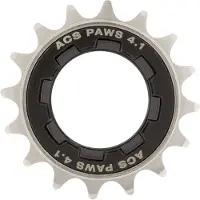 ACS Freewheel BMX 17t 3/32 ACS Paws 4.1 BSA nikkel zwart