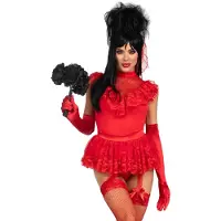 Leg avenue - Beetle Babe Kostuum - M - Rood