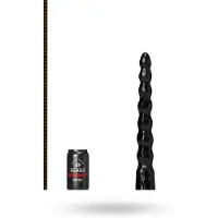 All Black Steroïd - The Sabre Dildo - 39,5x 4,4 cm - zwart